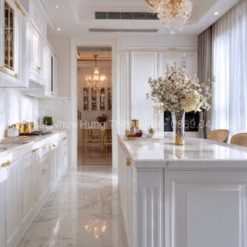 Mẫu Tủ Bếp Nhựa Cao Cấp Cho Biệt Thự – Sang Trọng, Hiện Đại & Bền Bỉ 2025