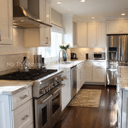 Thi Công Tủ Bếp Nhựa Trọn Gói Tại TPHCM – Bảo Hành 5–10 Năm, Giá Xưởng