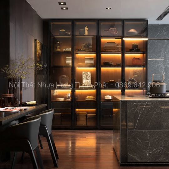 Tủ nhựa Đài Loan Chinhue cánh Acrylic bóng cao cấp – Giá rẻ tận xưởng tại TPHCM