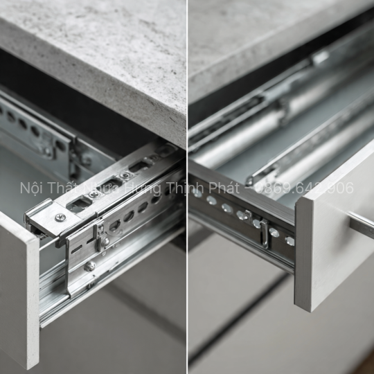 Tủ bếp nhựa Vincoplast kèm phụ kiện cao cấp – Giải pháp hoàn hảo cho không gian bếp hiện đại