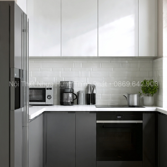 Top 30 Mẫu Tủ Bếp Nhựa Đẹp – Hiện Đại – Chống Nước 100%