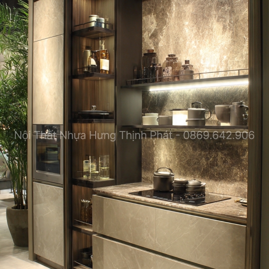 Tủ bếp nhựa chữ I cao cấp – Tiện lợi, hiện đại & chống nước 100% cho căn bếp nhỏ