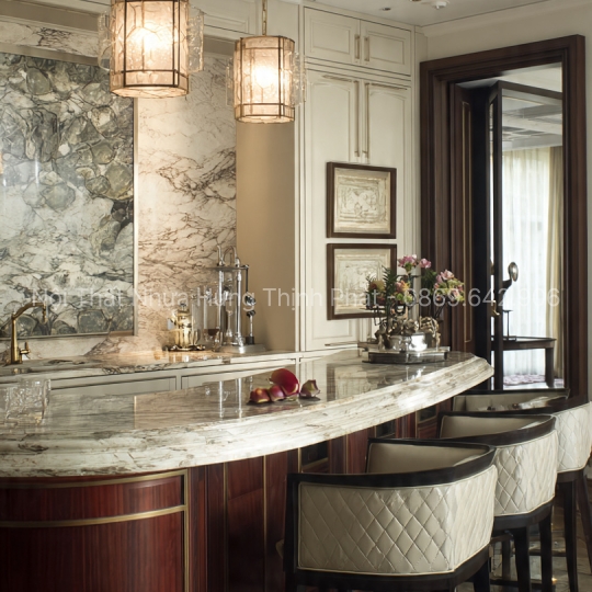 Mẫu Tủ Bếp Nhựa Cao Cấp Cho Biệt Thự – Sang Trọng, Hiện Đại & Bền Bỉ 2025